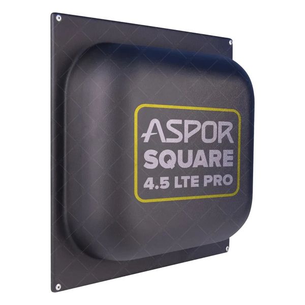 Широкосмугова 2G/3G/4G антена панельного типу Aspor Square (824-960/1700-2700 МГц) з підсиленням 18 дБі 447322876 фото