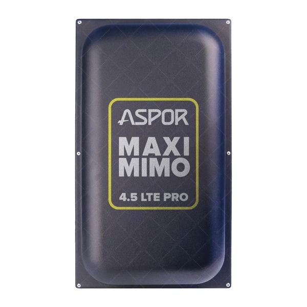 Широкосмугова 2G/3G/4G MIMO антена панельного типу Aspor Maxi (824-960/1700-2700 МГц) з підсиленням 18 дБі 447322916 фото