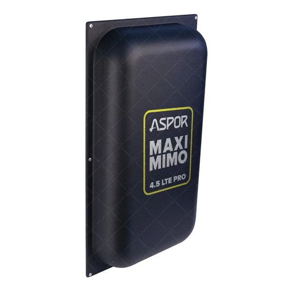 Широкосмугова 2G/3G/4G MIMO антена панельного типу Aspor Maxi (824-960/1700-2700 МГц) з підсиленням 18 дБі 447322916 фото