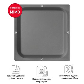 Панельна антена 4G широкосмугова HighLine Start MIMO 2x17 dBi (800 / 1800 / 2100 / 2600 МГц) 447322546 фото