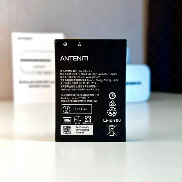 Портативний 4G/LTE Wi-Fi роутер Anteniti E5576 (LTE Cat. 4 - швидкість до 150 Мбіт/с) 574721883 фото